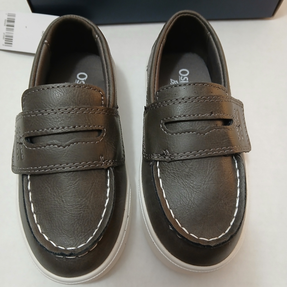 OshKosh B'gosh Kids' Loafers in Dark Gray Size 9 NEW - Picture 9 of 9